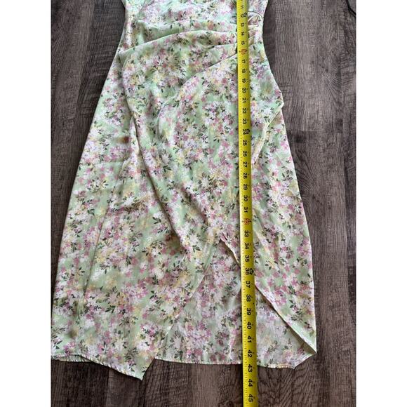 BCBGeneration Women's Strappy Y2K Midi Wrap Dress Whimsical Fairy Feminine Small - Picture 7 of 13